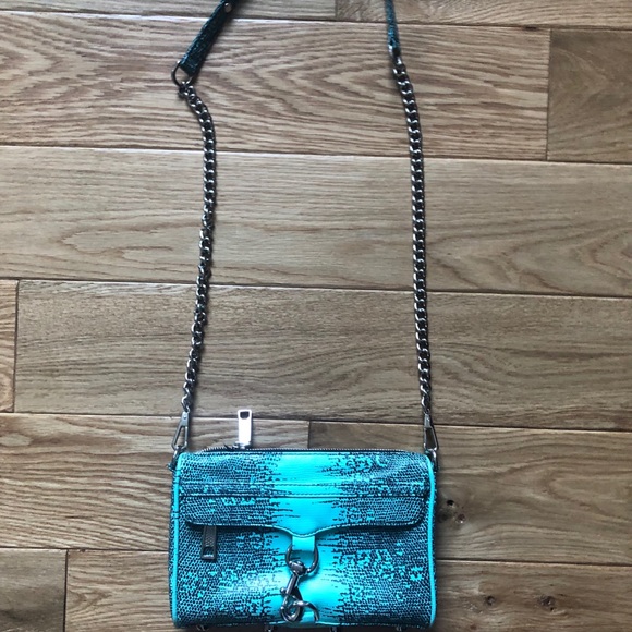 Rebecca Minkoff mini Mac cross body RARE snake - Picture 2 of 4